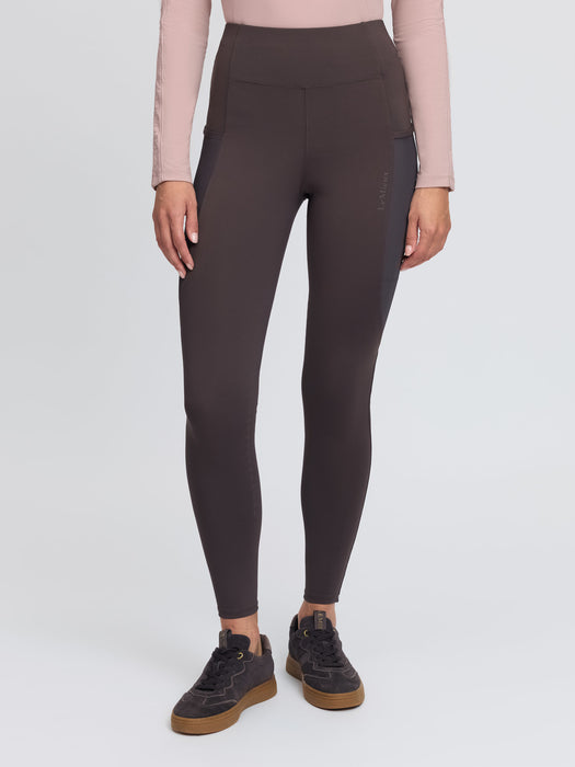 LeMieux Naomi Pull On Full Seat Breeches Cocoa