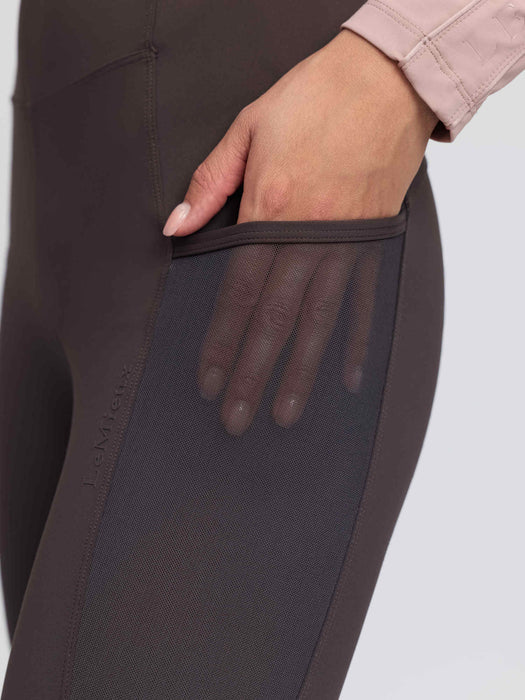 LeMieux Naomi Pull On Full Seat Breeches Cocoa
