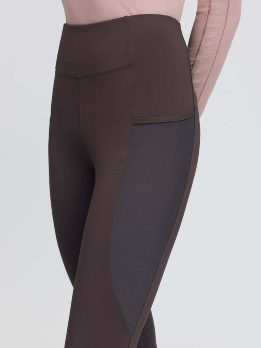 LeMieux Naomi Pull On Full Seat Breeches Cocoa