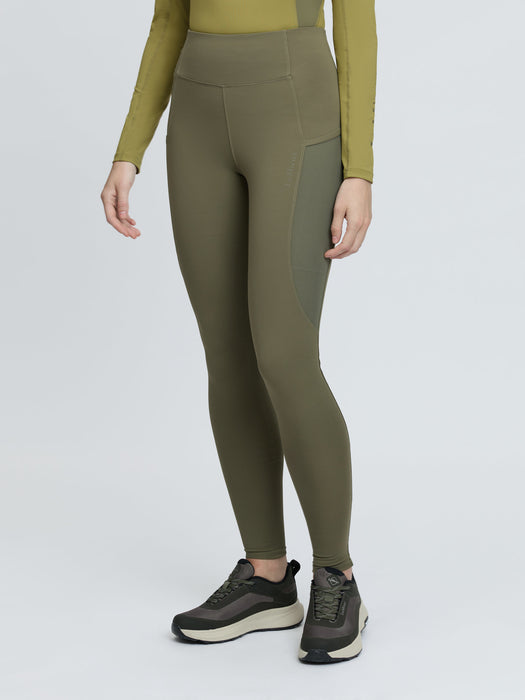 LeMieux Naomi Pull On Full Seat Breeches Willow Green