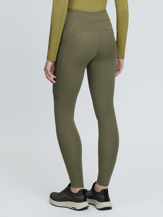 LeMieux Naomi Pull On Full Seat Breeches Willow Green