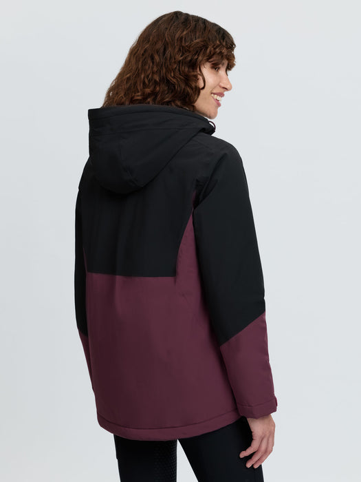LeMieux Phoebe 1/2 Zip Waterproof Anorak Black & Bramble