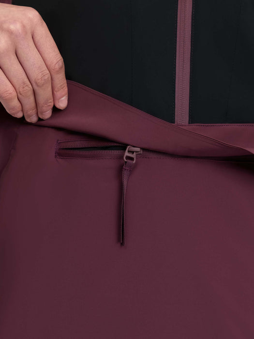 LeMieux Phoebe 1/2 Zip Waterproof Anorak Black & Bramble