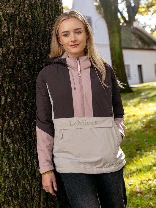 LeMieux Phoebe 1/2 Zip Waterproof Anorak Wild Rose