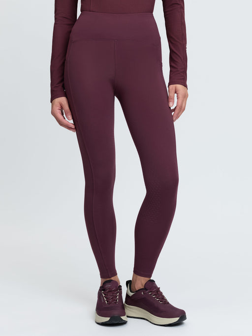 LeMieux Natalie Brushed Pull On Leggings Bramble
