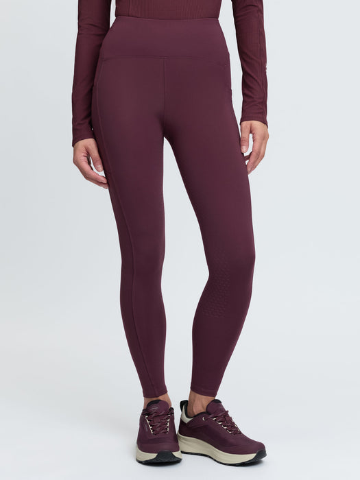 LeMieux Natalie Brushed Pull On Leggings Bramble