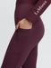 LeMieux Natalie Brushed Pull On Leggings Bramble