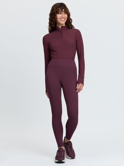 LeMieux Natalie Brushed Pull On Leggings Bramble