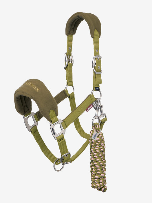 LeMieux Vogue Headcollar & LeadRope Gooseberry