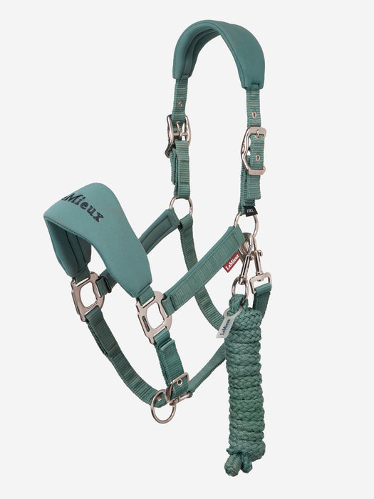 LeMieux Vogue Breakaway Mini Headcollar & Leadrope Aloe