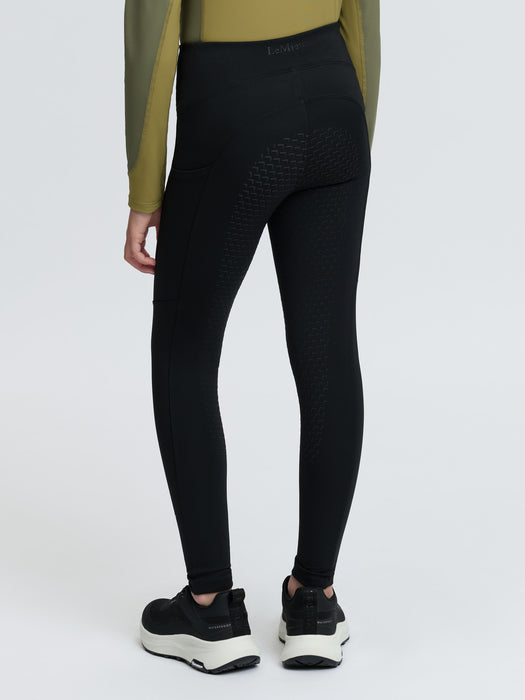 LeMieux Mini Nora Brushed Pull On Leggings Black