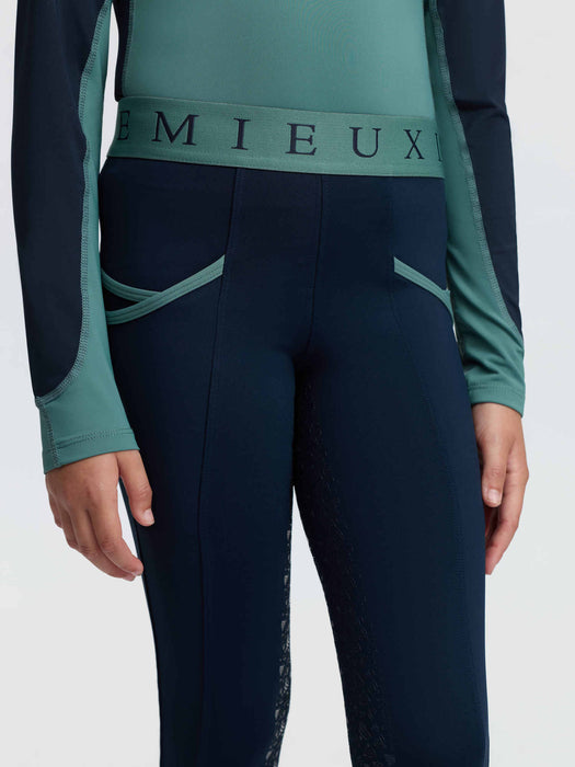 LeMieux Mini Pull Ons Navy & Aloe