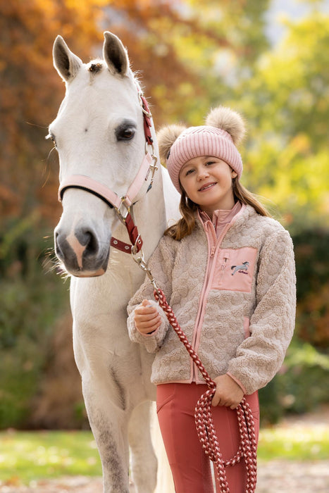 LeMieux Mini Thora Heart Fleece Stone
