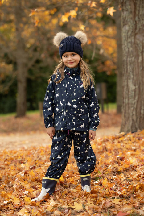 LeMieux Mini Pippin Splash Dungarees Navy