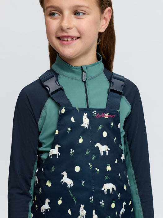 LeMieux Mini Pippin Splash Dungarees Navy