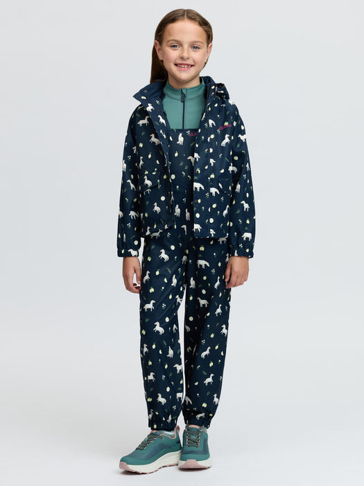LeMieux Mini Pippin Splash Dungarees Navy