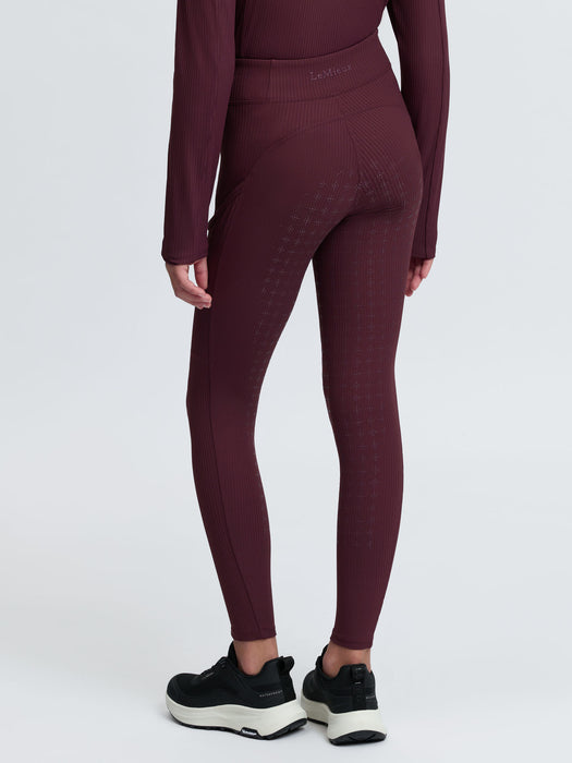 LeMieux Young Rider Orla Ribbed Pull Ons Bramble
