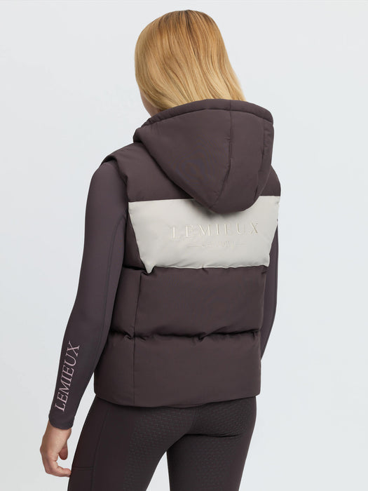 LeMieux Young Rider Joey Hooded Gilet Cocoa