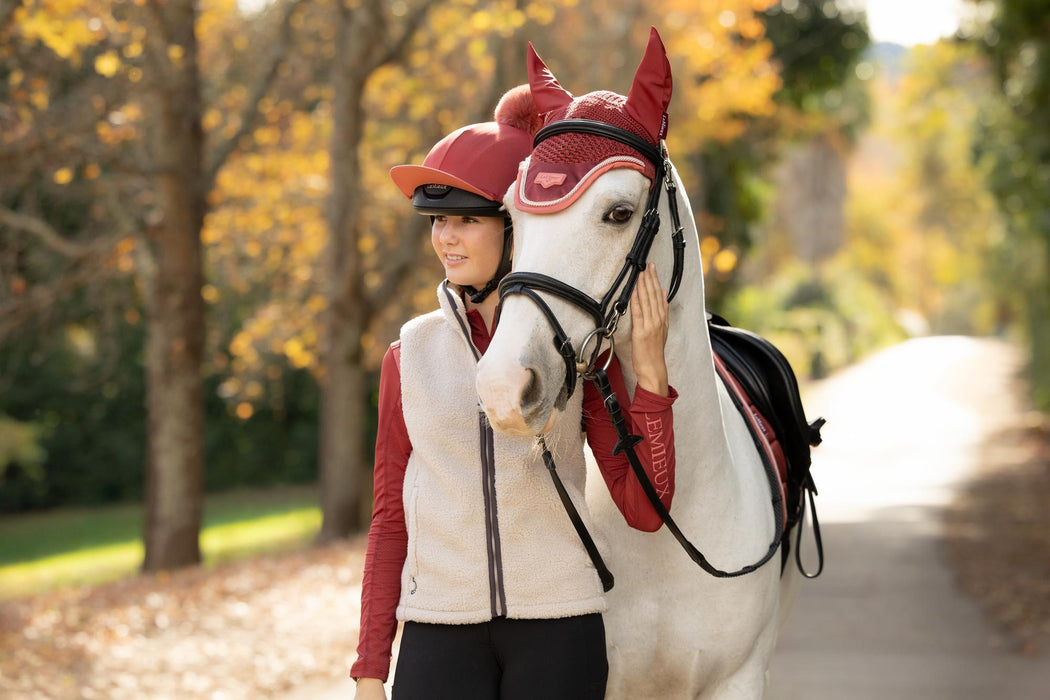 LeMieux Young Rider Trinity Teddy Gilet Stone