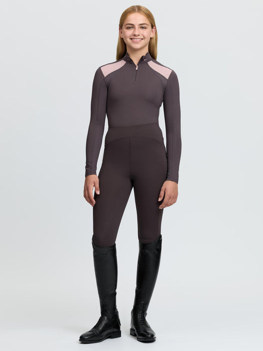 LeMieux Young Rider Mia Mesh Base Later Cocoa