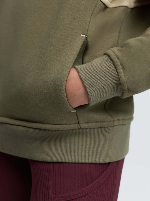 LeMieux Young Rider Viola 1/4 Zip Sweatshirt Willow Green