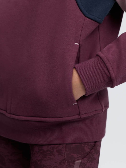 LeMieux Young Rider Viola 1/4 Zip Sweatshirt Bramble