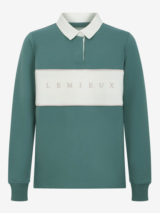  LeMieux Young Rider Riley Rugby Shirt Aloe