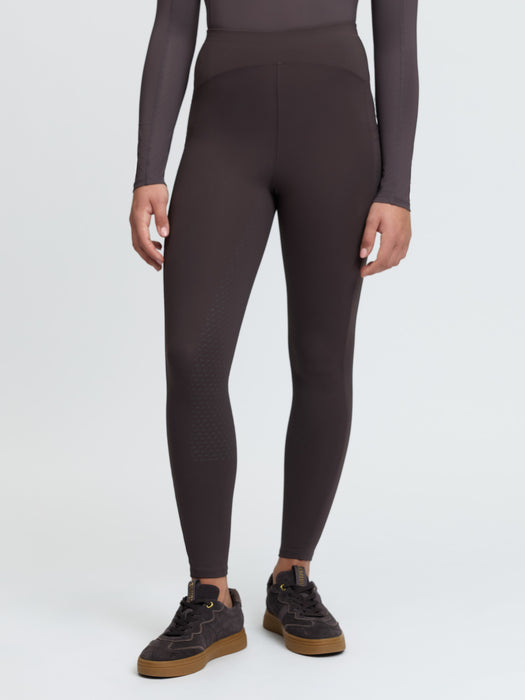 LeMieux Young Rider Nell Brushed Pull On Leggings Cocoa