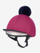 LeMieux Classique Pom Hat Silk Blackberry