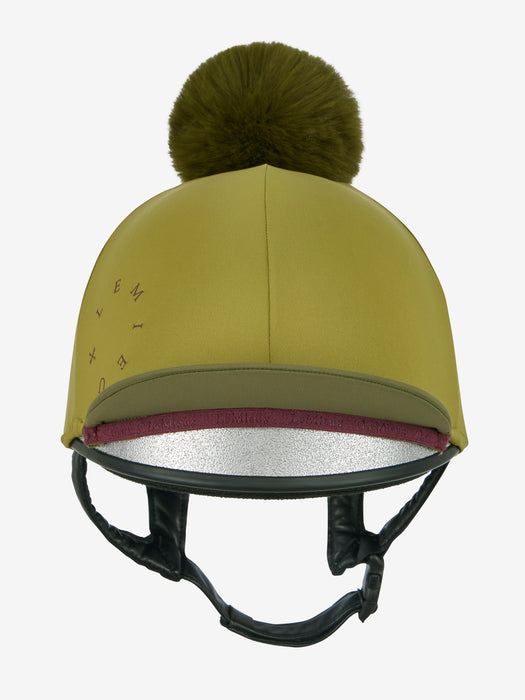 LeMieux Classique Pom Hat Silk Gooseberry
