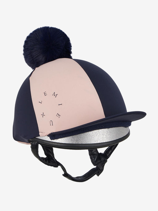 LeMieux Harlequin Hat Silk Navy & Petal