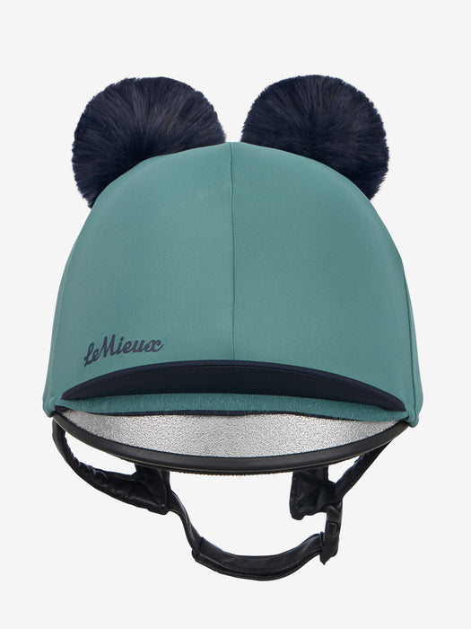 LeMieux Mini Double Pom Hat Navy & Aloe