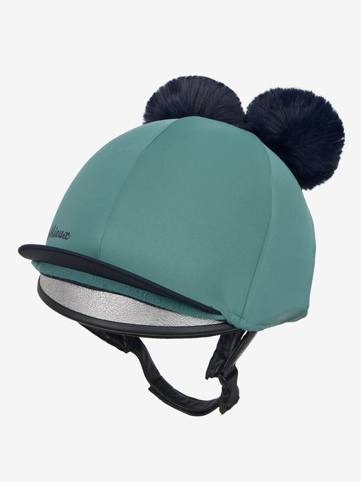 LeMieux Mini Double Pom Hat Navy & Aloe