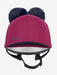 LeMieux Mini Double Pom Hat Silk Blackberry