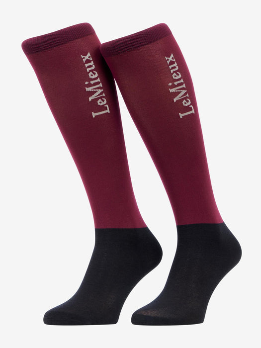 LeMieux Competition Socks Blackberry (2pk)
