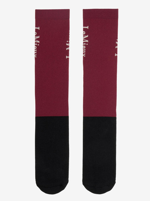 LeMieux Competition Socks Blackberry (2pk)