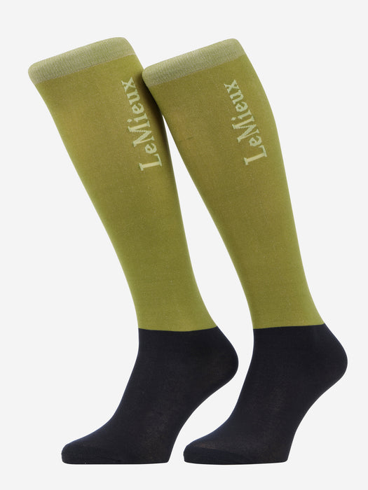  LeMieux Competition Socks Gooseberry (2pk)