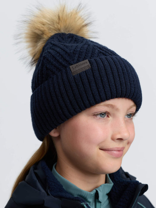 LeMieux Clara Knit Beanie Navy