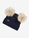 LeMieux Mini Beanie Double Pom Navy
