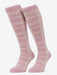 LeMieux Heritage Check Fluffies Socks Wild Rose