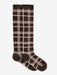 LeMieux Heritage Fluffies Socks Cocoa Check