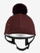 LeMieux Ribbed Hat Silk Bramble