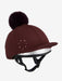 LeMieux Ribbed Hat Silk Bramble