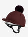 LeMieux Ribbed Hat Silk Bramble