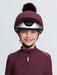LeMieux Ribbed Hat Silk Bramble