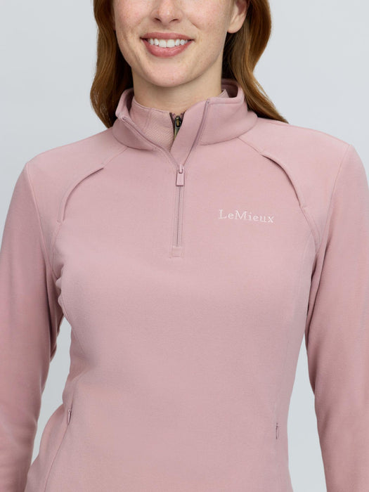  LeMieux Frances 1/4 Zip Fleece Wild Rose