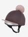 LeMieux Classique Pom Hat Silk Cocoa