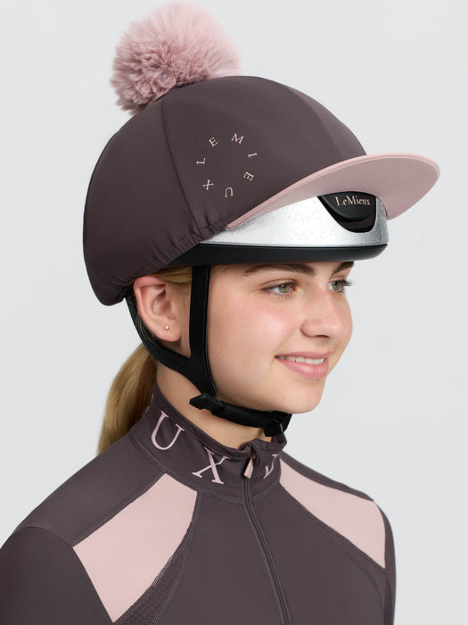 LeMieux Classique Pom Hat Silk Cocoa