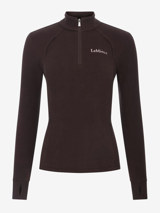 LeMieux Frances 1/4 Zip Fleece Cocoa