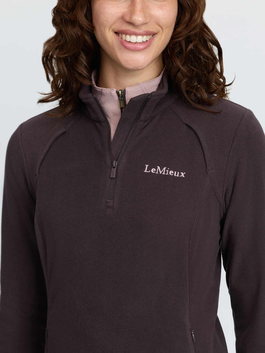 LeMieux Frances 1/4 Zip Fleece Cocoa